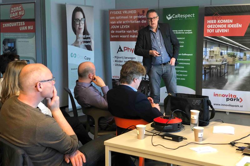 Dick Maaskant in actie Dick Maaskant in actie