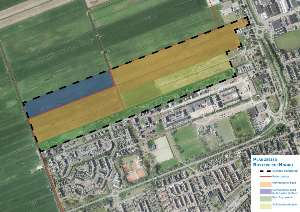 Plangebied Buytewech Noord